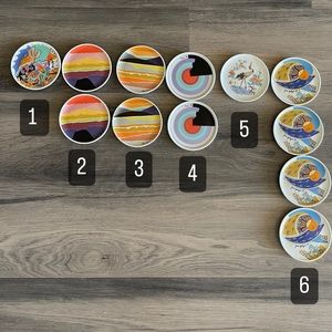 Vintage Lufthansa Porcelain Coasters